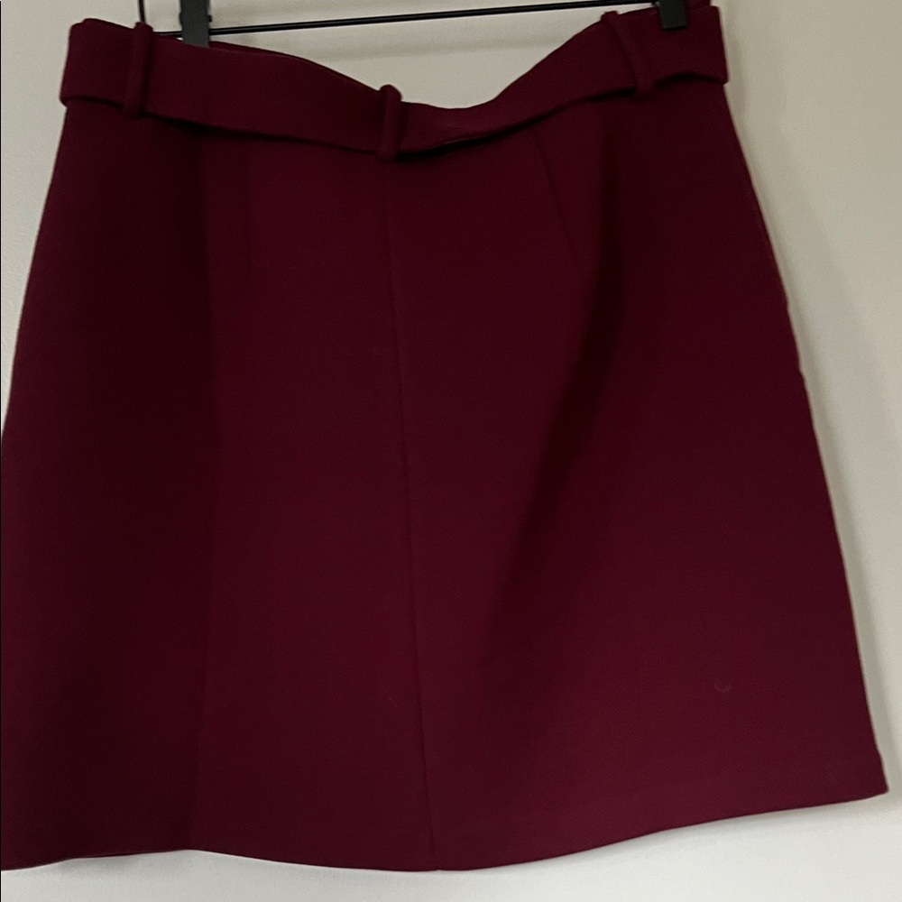 Loft Elegant Burgundy Women's Skirt - Picture 3 of 3